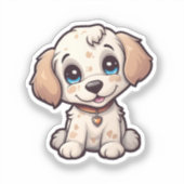 Sticker Illustration pour chien de dessin (Recto)