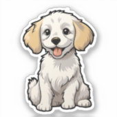 Sticker Illustration pour chien de dessin (Recto)