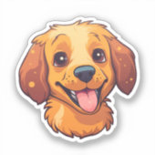 Sticker Illustration pour chien de dessin (Recto)