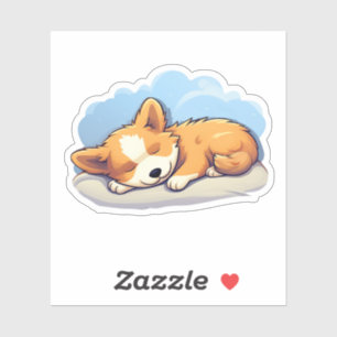 Sticker Illustration pour chien de dessin