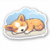 Sticker Illustration pour chien de dessin (Devant)
