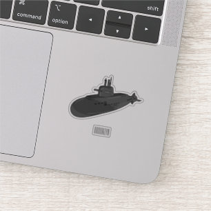 Sticker Illustration sous-marine