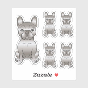 Sticker Illustrations de chien de dessin animé Bouledogue