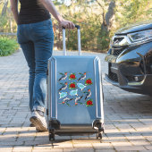 Sticker Illustrations de coccinelle d'oiseau-colibri (Valise Insitu)