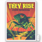 Sticker Ils Augmentent le réveil du Canada (Devant)