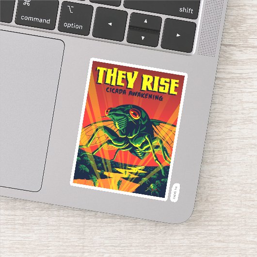 Sticker Ils Augmentent le réveil du Canada (Détail)