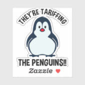 Sticker Ils sont en train de dévorer les pingouins ! ! (Feuille)