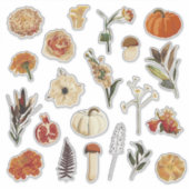 Sticker Image automne mignon. (Devant)