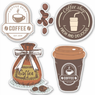 Sticker Image cool pour les amateurs de café Scrapbook Bro