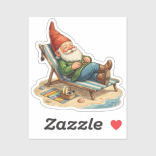 Sticker Image de carte postale ancienne - NAIN DE JARDIN 2