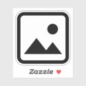 Sticker Image introuvable (Feuille)
