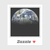 Sticker Image Mosaïque De La Planète Terre Avec 3 Ouragans (Feuille)