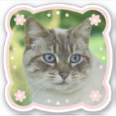 Sticker Image personnalisée à cadre mou (Devant)