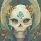 Sticker Imaginaire du crâne (Devant)