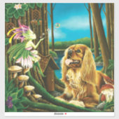 Sticker Imaginaire du roi Charles Spaniel Sprite (Feuille)