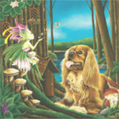 Sticker Imaginaire du roi Charles Spaniel Sprite (Devant)
