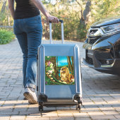 Sticker Imaginaire du roi Charles Spaniel Sprite (Valise Insitu)