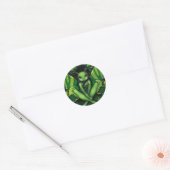 Sticker "Imaginaire papillon vert" (Enveloppe)
