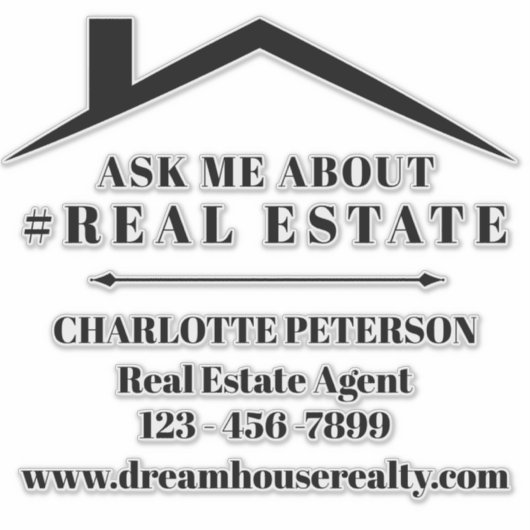 Sticker immobilier (Devant)