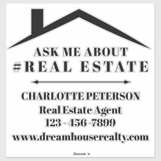 Sticker immobilier (Feuille)