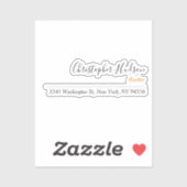 Sticker Immobilier simple professionnel (Feuille)