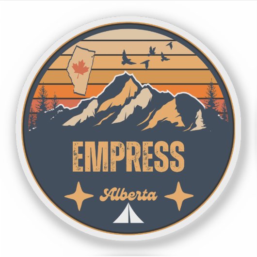 Sticker Impératrice, Alberta (Devant)