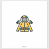 Sticker imperméable (Feuille)