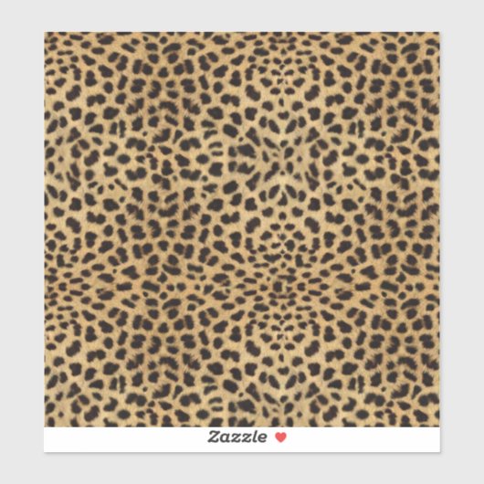 Sticker Impression Cheetah (Feuille)