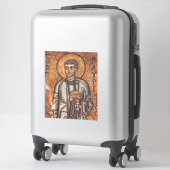 Sticker Impression d'art mosaique orthodoxe Saint Laurent (Sur valise)