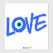 Sticker Impression graphique Grecque Aimer Les Yeux (Feuille)