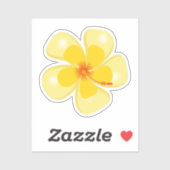 Sticker Impression hawaïenne (Feuille)