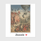 Sticker Impression Humoristique D'Un Interprète Théâtral (Feuille)