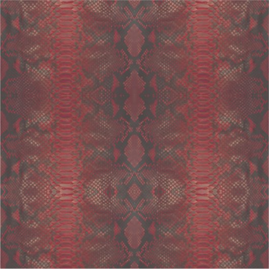 Sticker Impression Python rouge et noir (Devant)