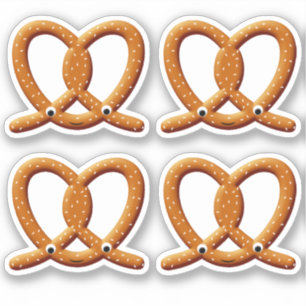 Sticker Imprimantes de dessin Cute Pretzel