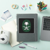 STICKER IMPRIMER DU DOIGT SYMBOLE ARABIE SAOUDITE (Couverture iPad)