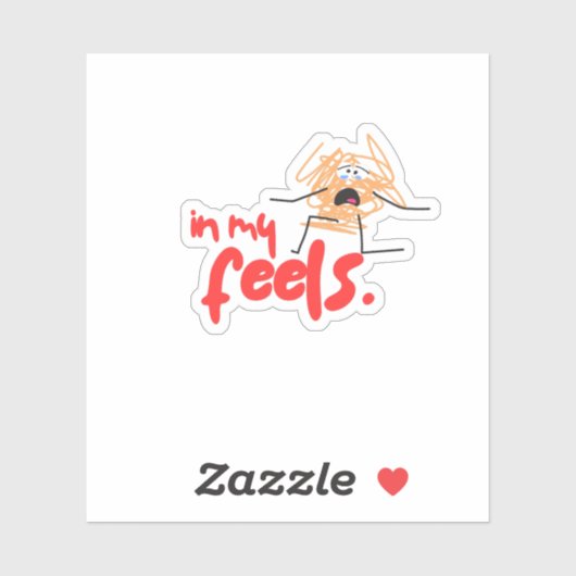 Sticker In My Feels (Feuille)