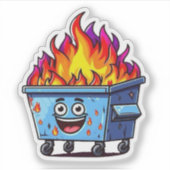 Sticker Incendie de dumping (Devant)