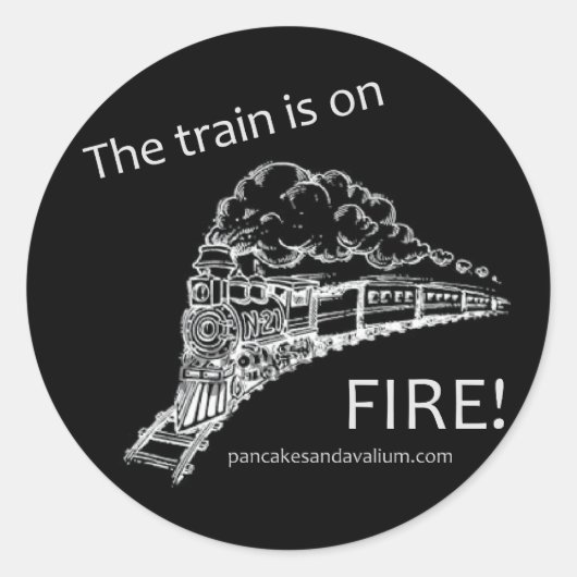 Sticker incendie du train 1 (Devant)