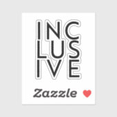 Sticker Inclusif aux Trans (Feuille)