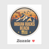 Sticker Indian Rocks Beach, Floride (Feuille)