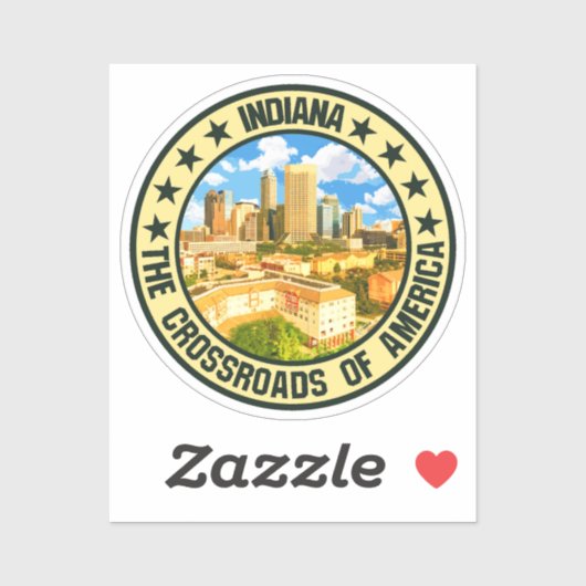 Sticker Indiana (Feuille)