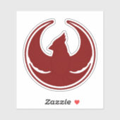 Sticker Indiana resistance cardinal (Feuille)