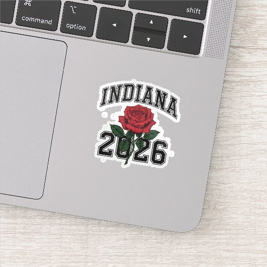 Sticker INDIANA rose 2026 (Détail)