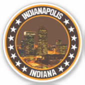 Sticker Indianapolis (Recto)
