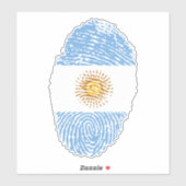 Sticker Indicateur Argentine (Feuille)