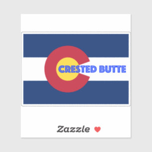 Sticker Indicateur Bouton Crested