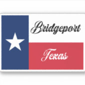 Sticker Indicateur Bridgeport TX (Devant)