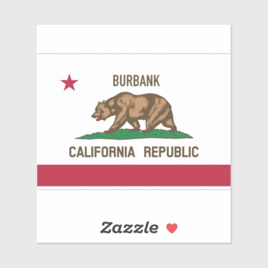 Sticker Indicateur CA Burbank (Feuille)