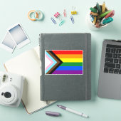 Sticker Indicateur de fierté de progression LGBTQ+ (Couverture iPad)