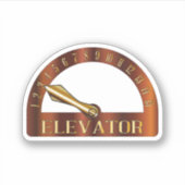Sticker Indicateur de plancher de l'ascenseur isolé (Devant)